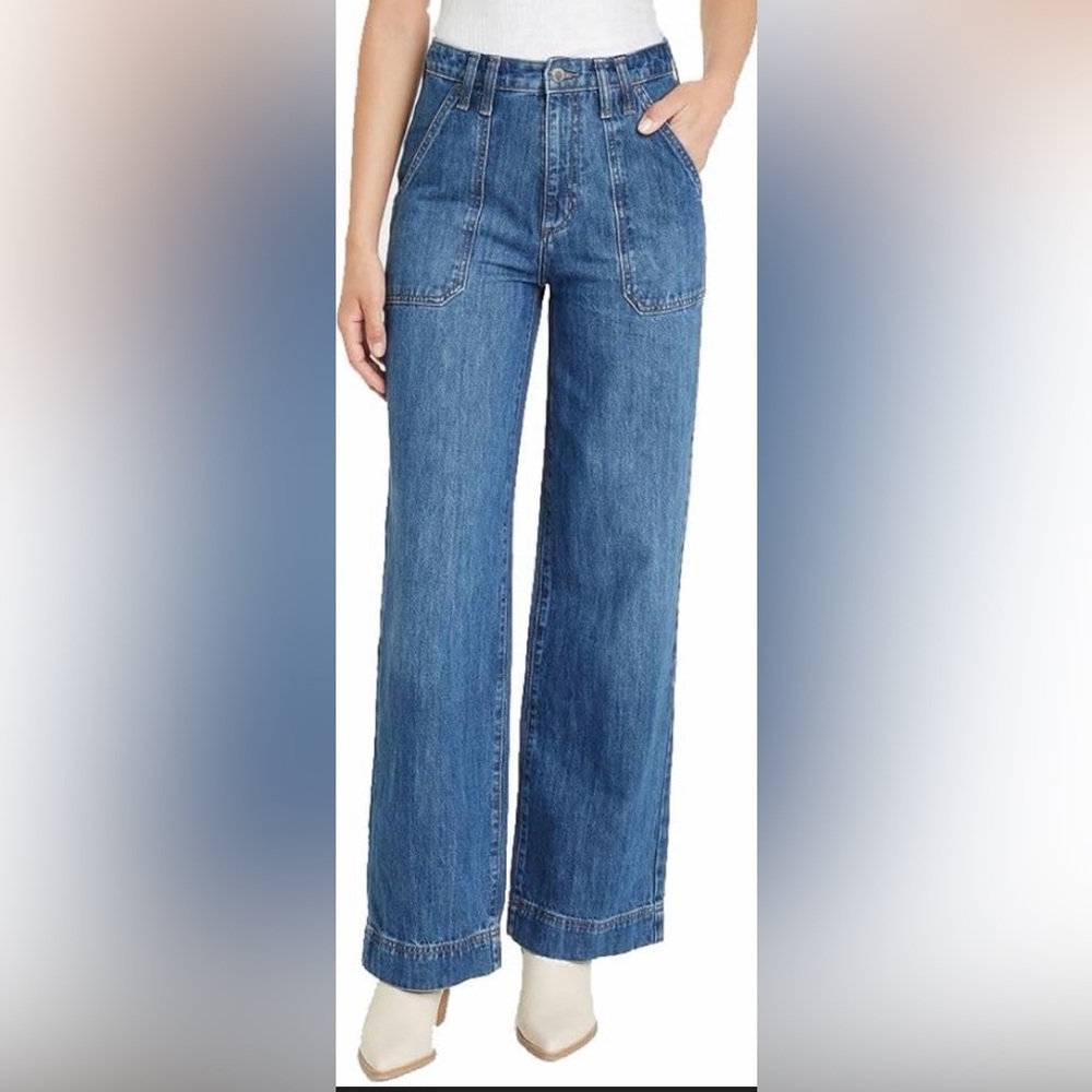Universal Thread Wide Leg Indigo Denim Jeans